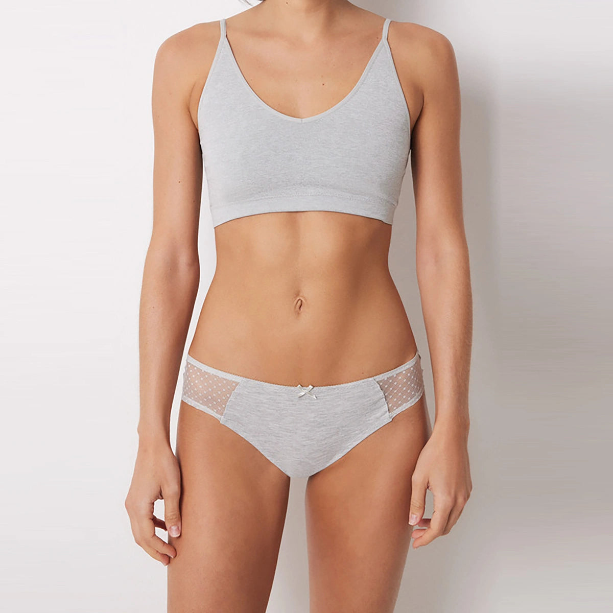 Women Secret	- Wide Cotton Panty With Lace And Bow for women - sold by FIG