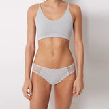 Women Secret	- Wide Cotton Panty With Lace And Bow for women - sold by FIG