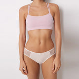 Women Secret	- Wide Cotton Panty With Lace And Bow for women - sold by FIG