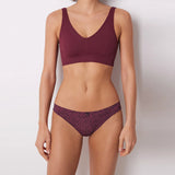 Women Secret	- Brazilian Microfiber Panty With Carmine Ruching for women - sold by FIG