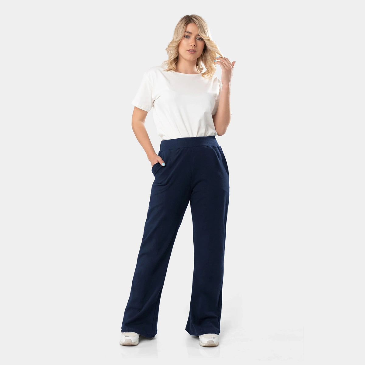 Eva Fashion - Basic Wide Leg Sweatpants