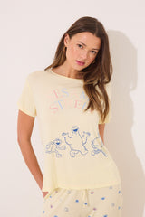 women'secret - Soft touch yellow viscose pajamas "Sesame Street" - sold by FIG