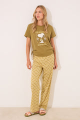 Women Secret-cotton long pajamas from Snoopy-sold by FIG