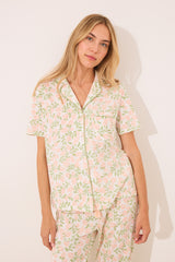 Women Secret-Cotton shirt pajamas with pink print- sold by FIG