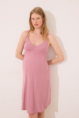 Women Secret-maternity" nightgown in pink pointelle- sold by FIG
