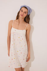 Women Secret-100% cotton midi nightgown with "J'ADORE" print-sold by FIG