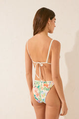 women'secret - Classic bikini panty with tropical landscape - sold by FIG