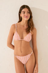 women'secret - Triangle bikini top with geometric print - sold by FIG