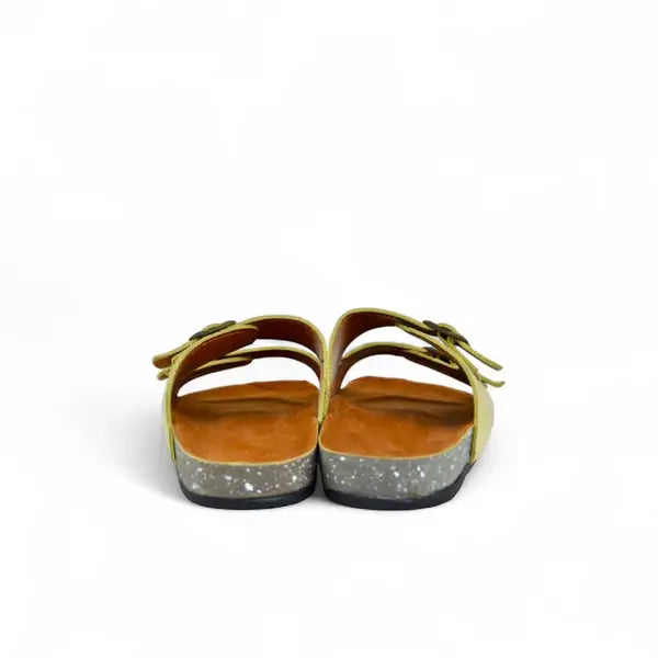 Leazus - Leather SnapDue Sandal - Beige