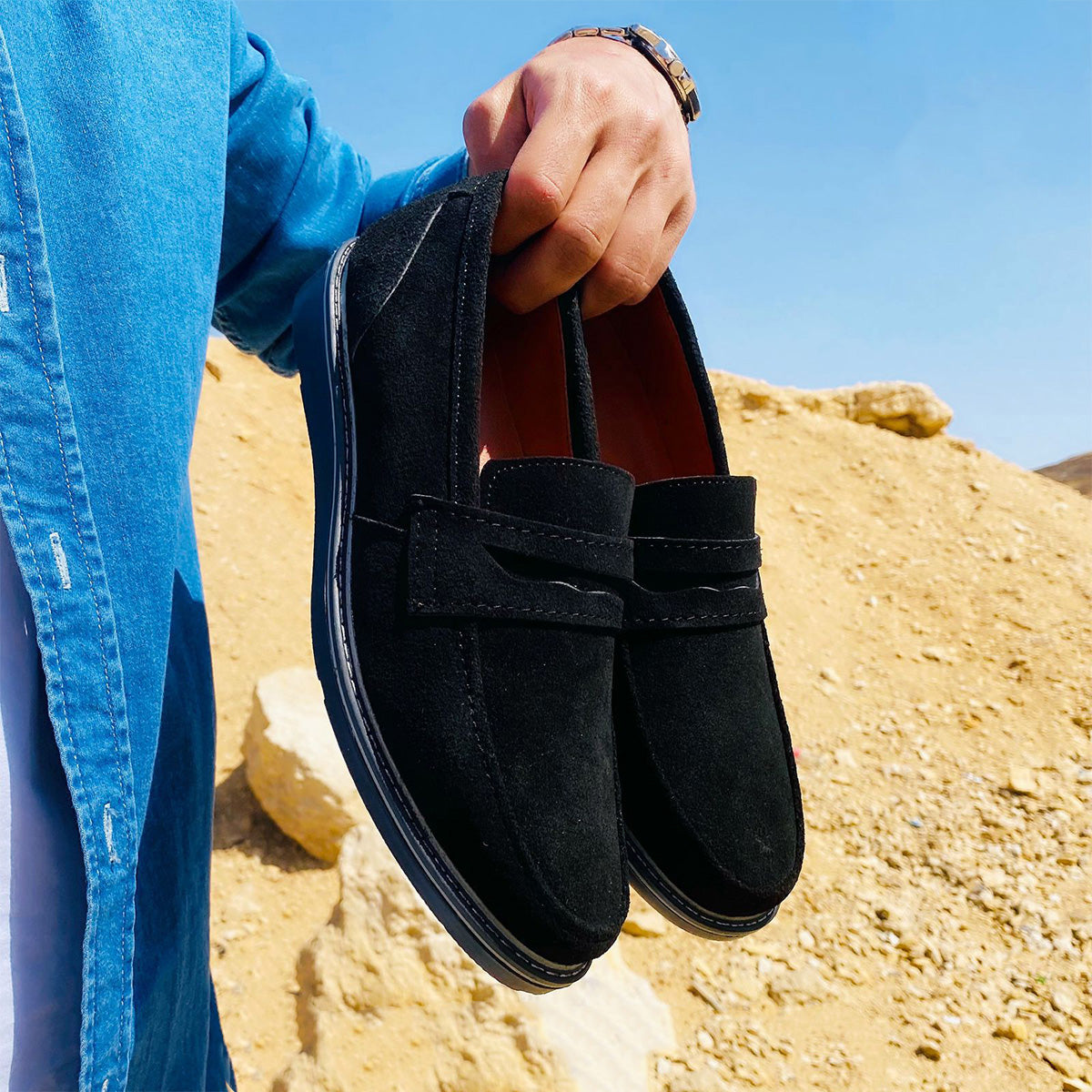 Leazus - loafer shoes- casual shoes