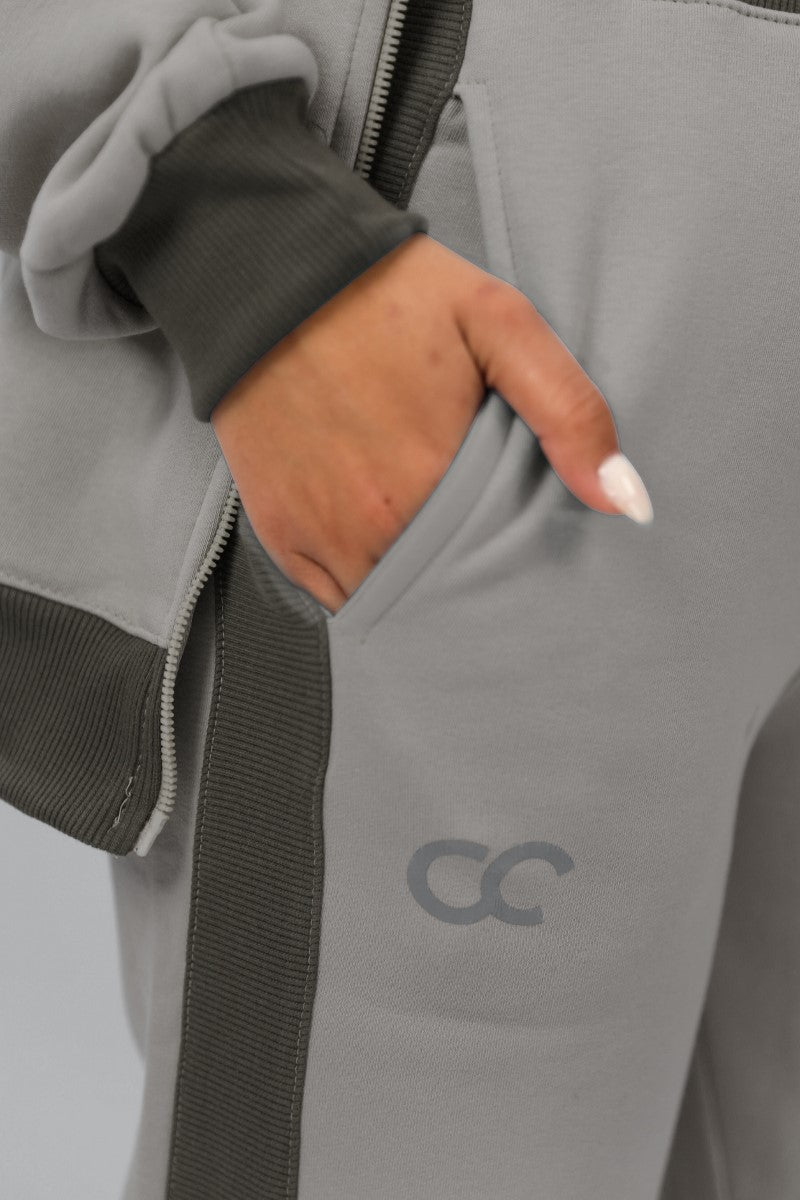 Shechick - Two -Tones Grey SweatPant