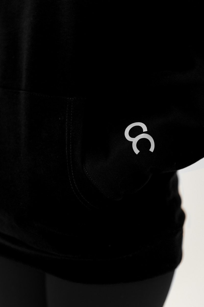 Shechick - Iconic Black Over Sized Hoodie