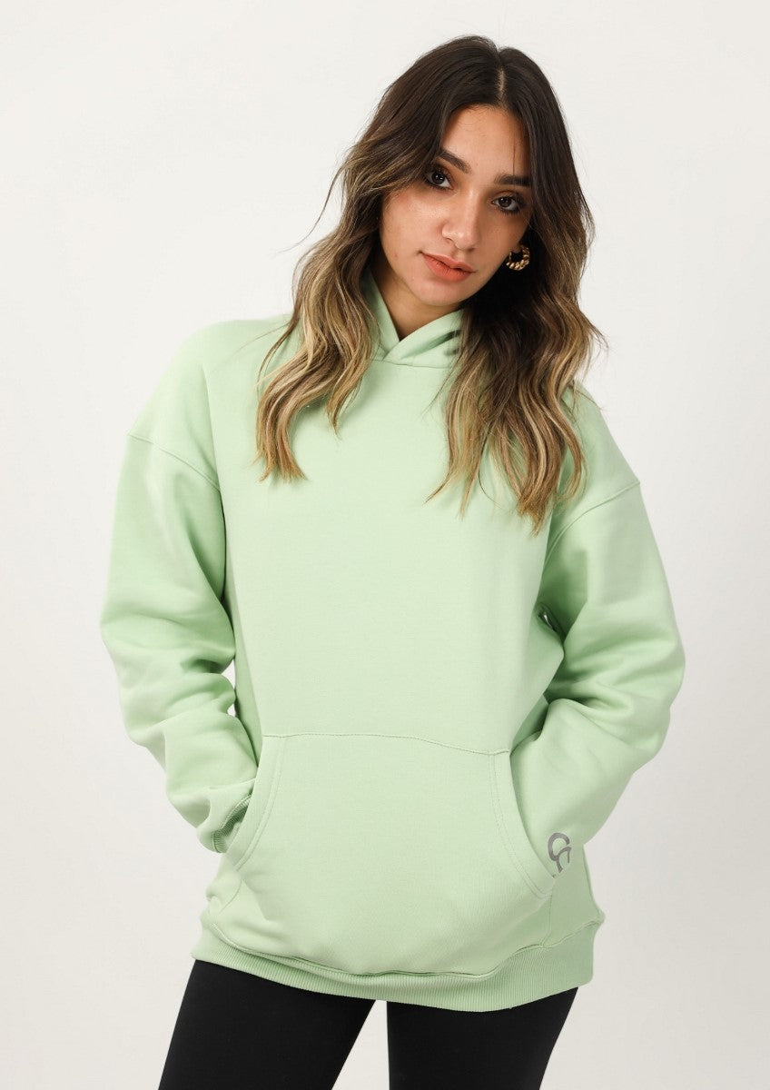 Shechick - Iconic Mint Over Sized Hoodie