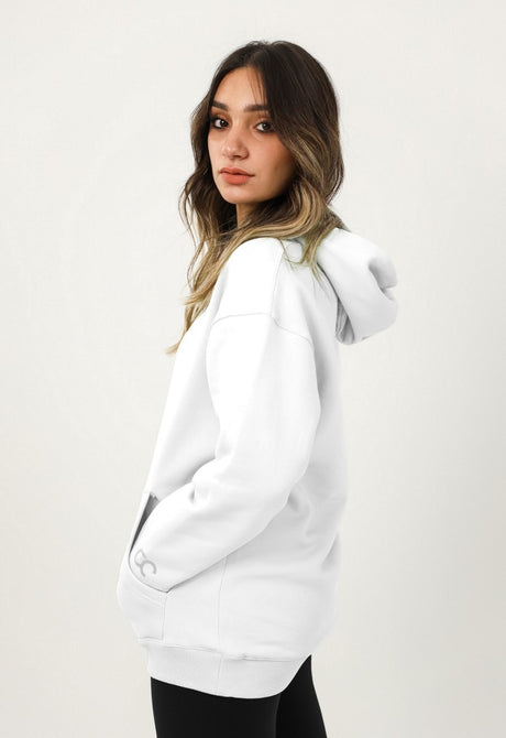 Shechick - Iconic White Over Sized Hoodie