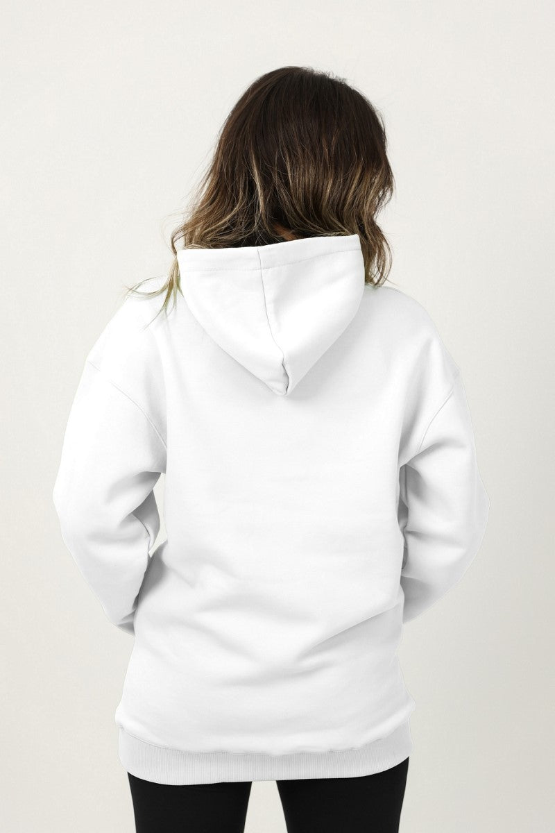 Shechick - Iconic White Over Sized Hoodie
