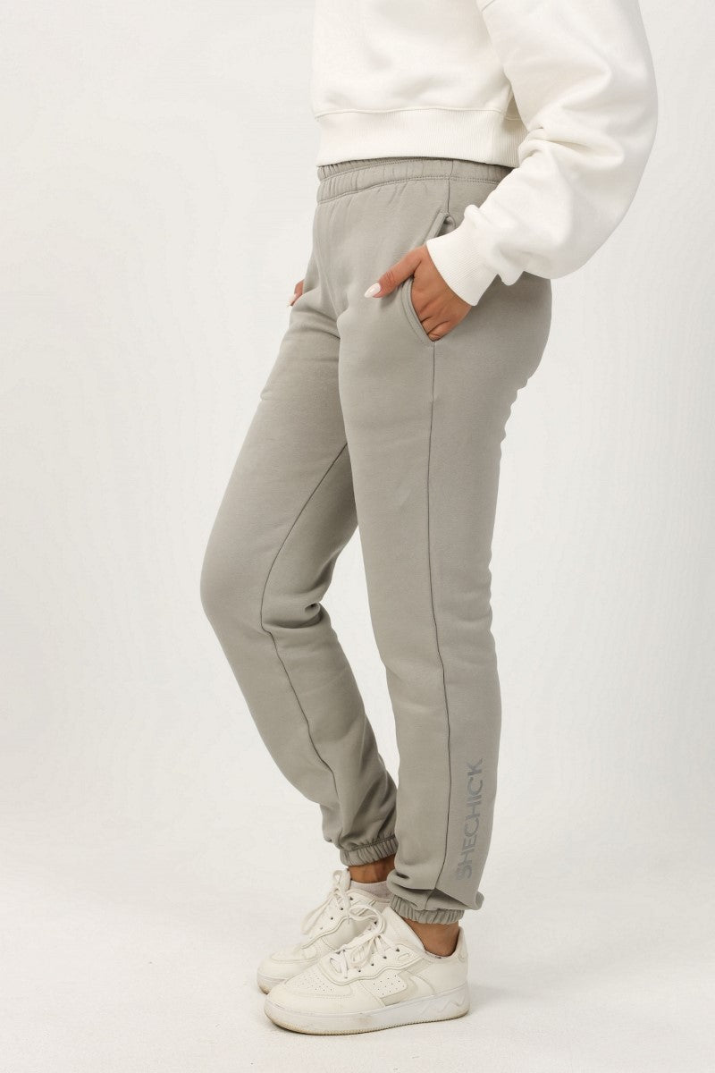 Shechick - Perfect Fit Sliver Grey Sweatpants