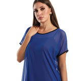 Red circle -  - Women's long sleeve blouse