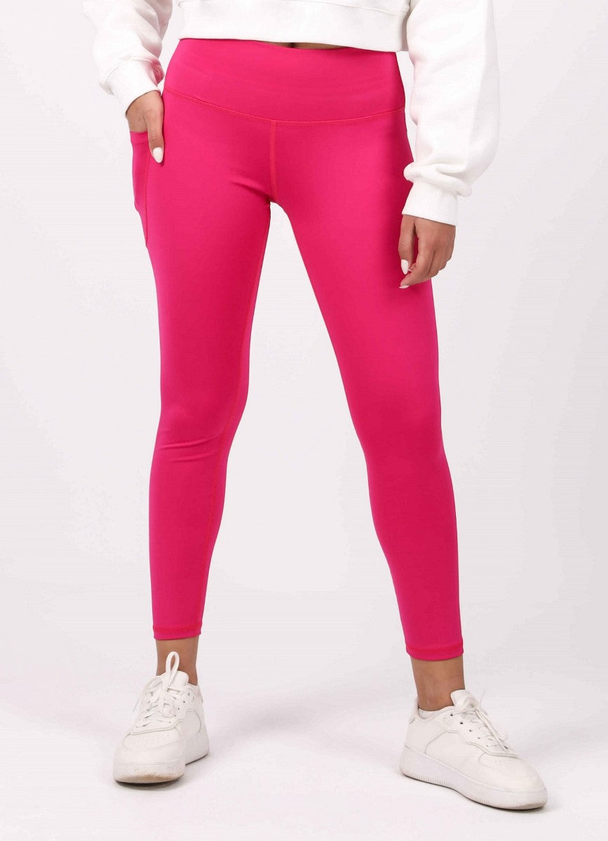 Shechick - Pink FlexFit Leggings With SidePocket