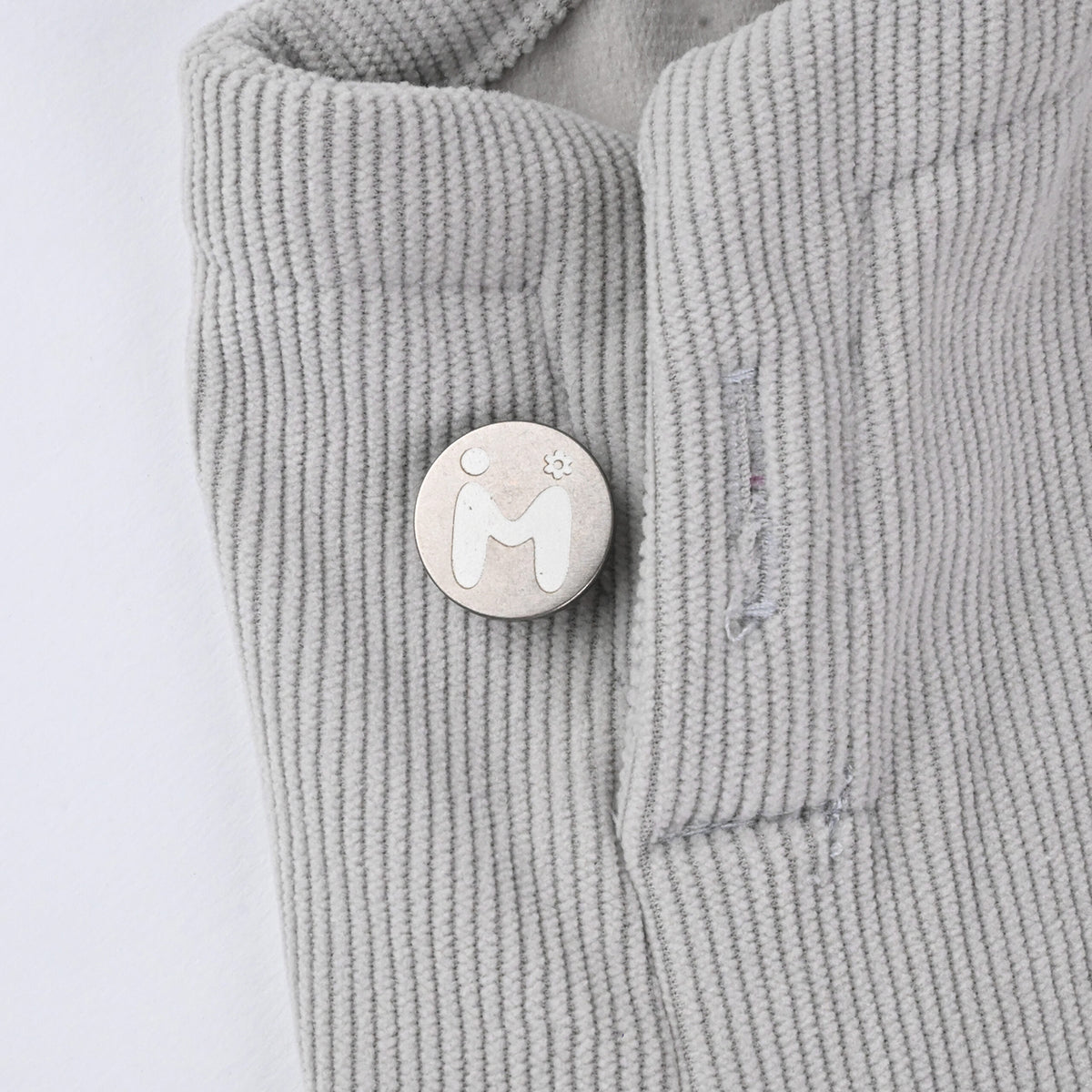 Minime - SALOPETTE VELVET DRESS GRAY