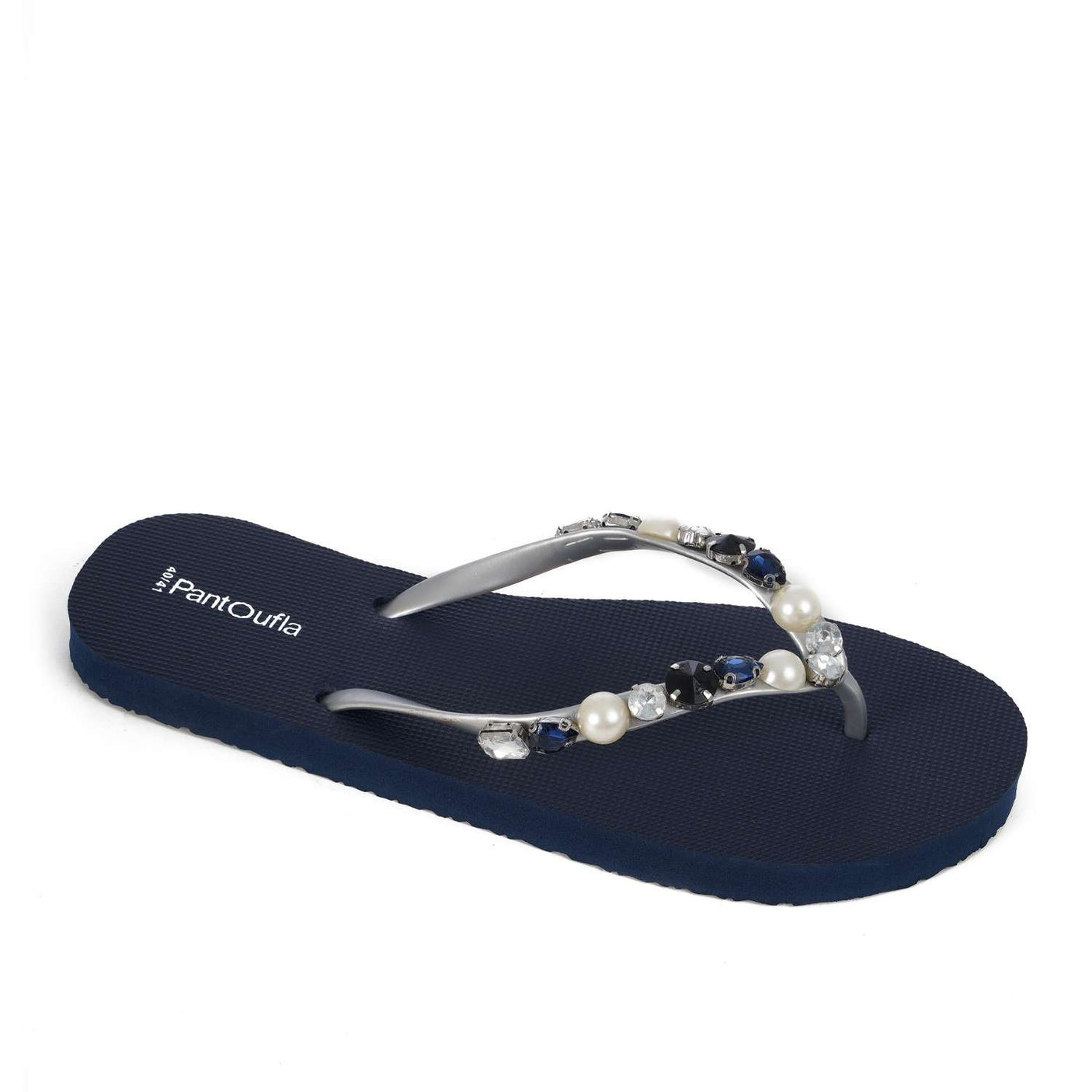 PANTOUFLA - Beige Flower Women Flipflop