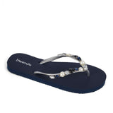 PANTOUFLA - Beige Flower Women Flipflop