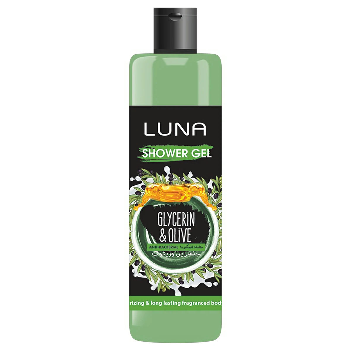 Luna - Shower Gel Glycerin & Olive Antibacterial 2 Liter