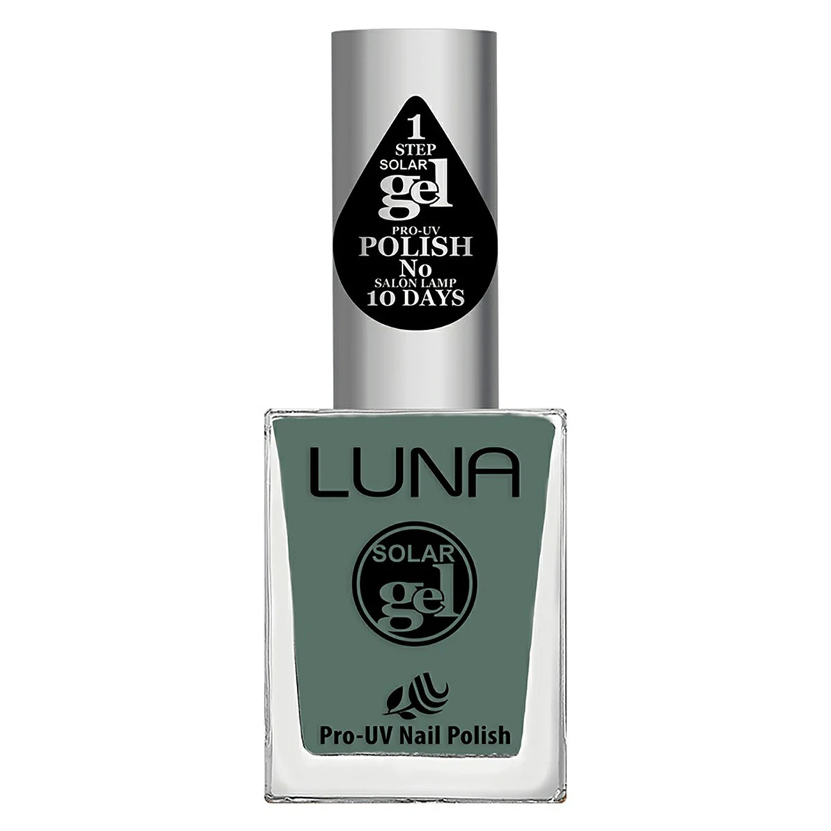 Luna - Solar Gel Nail polish - Charcoal No.1028 - 10 ml