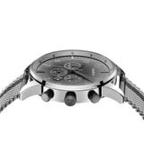 TRNDA STAINLESS STEEL MENS WATCH - ELEGANT GRADIENT GRAY DIAL & MESH BAND