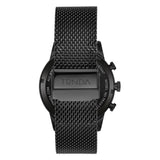 TRNDA STAINLESS STEEL MENS WATCH - TIMELESS BLACK & GRADIENT DIAL FASHION STATEMENT