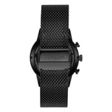 TRNDA STAINLESS STEEL MEN'S WATCH - TIMELESS FASHION WITH DARK BLUE DIAL & BLACK MESH BAND