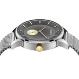 TRNDA TRENDY STAINLESS STEEL MEN'S WATCH - TIMELESS ELEGANCE WITH GRADIENT LIGHT GRAY DIAL