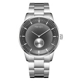 TRNDA STAINLESS STEEL MENS WATCH - TIMELESS STYLE WITH GRADIENT LIGHT GRAY DIAL