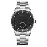 TRNDA STAINLESS STEEL MEN'S WATCH - TIMELESS BLACK DIAL FASHION STATEMENT