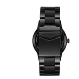 TRNDA MEN'S STAINLESS STEEL WATCH - TIMELESS BLACK DIAL & BAND, EFFORTLESS STYLE
