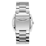 TRNDA SQUARE SILVER STAINLESS STEEL MEN'S WATCH - ELEGANT TIMEPIECE FOR EVERYDAY STYLE