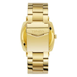 TRNDA SQUARE GOLD STAINLESS STEEL MEN'S WATCH - TIMELESS BLUE DIAL FASHION STATEMENT