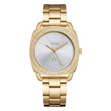 TRNDA Women's Watch with Gold Stainless Steel Case and Gold Stainless Steel Band