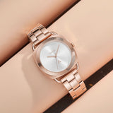 TRNDA Women's Watch with Rose Gold Stainless Steel Case and Rose Gold Stainless Steel Band