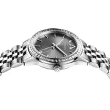 TRNDA Women's Watch with Silver Stainless Steel Case and Silver Stainless Steel Band