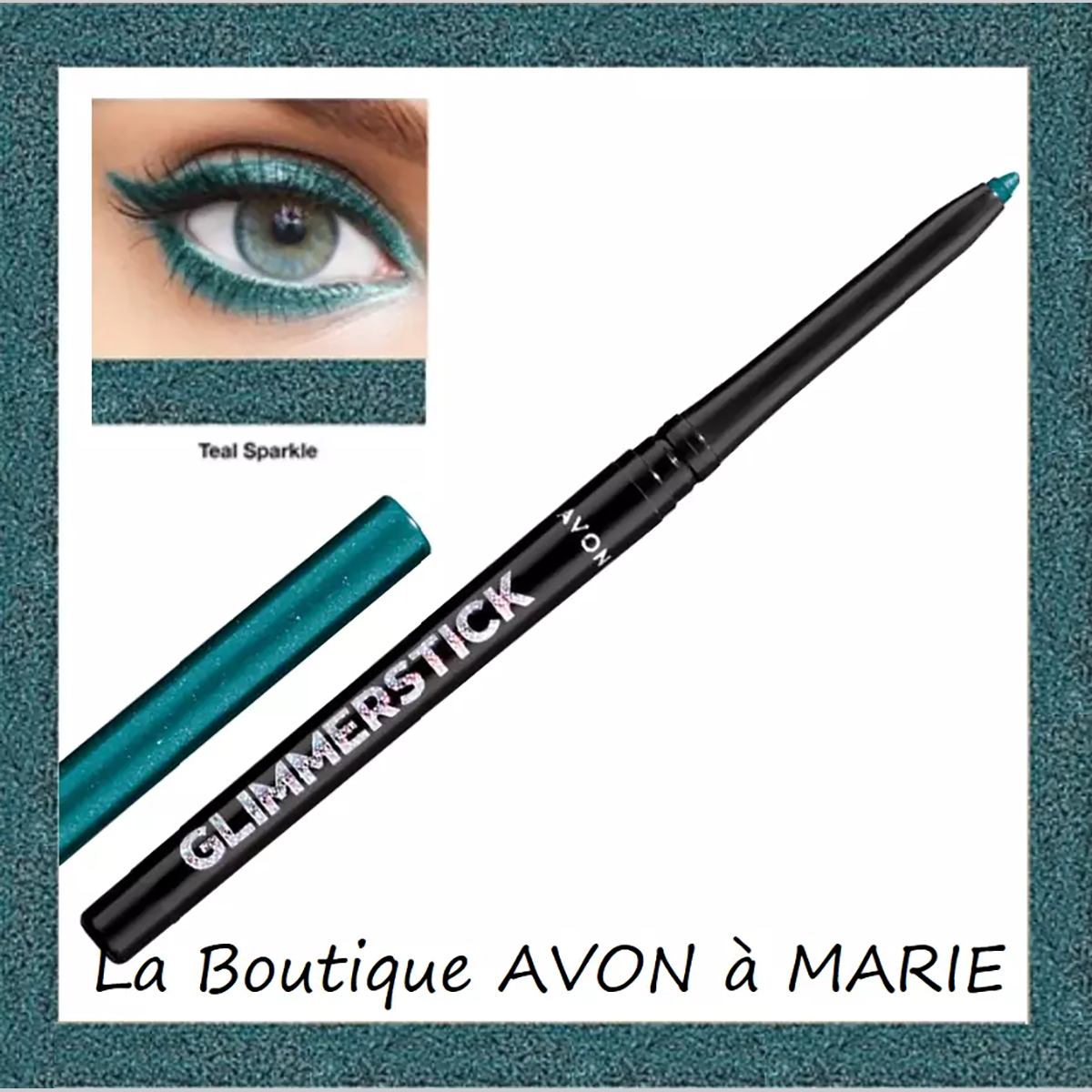 Avon Glimmerstick Eyeliner - Teal Sparkle