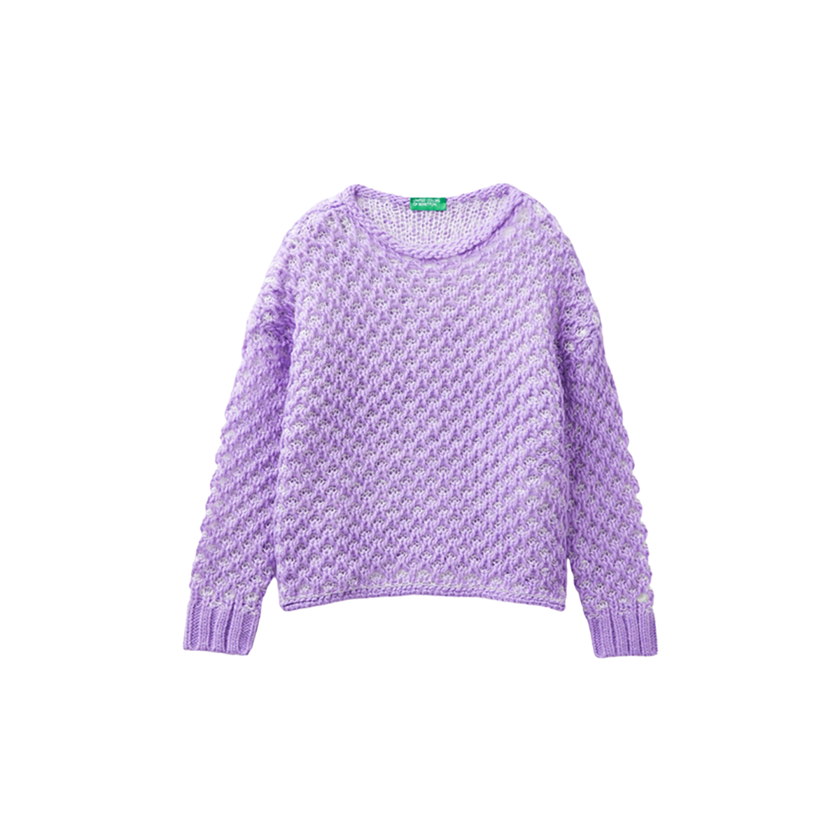 United Colors Of Benetton - SWEATER WITH JACQUARD MESH - Sold by FIG