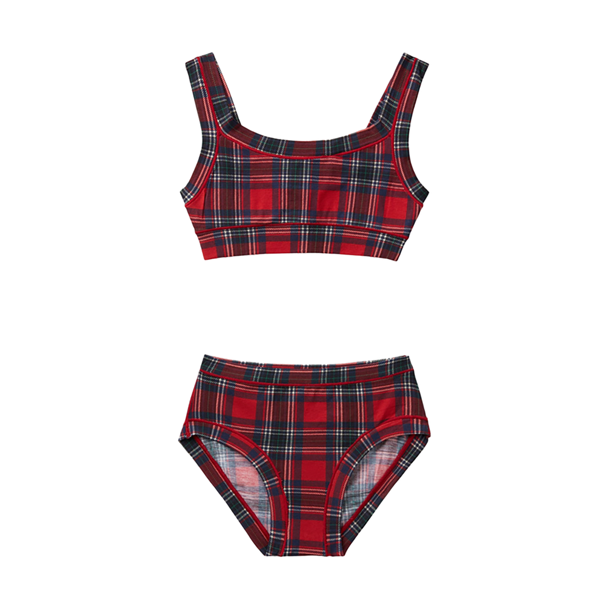 United Colors Of Benetton - TARTAN TOP AND BRIEFS SET - Sold by FIG