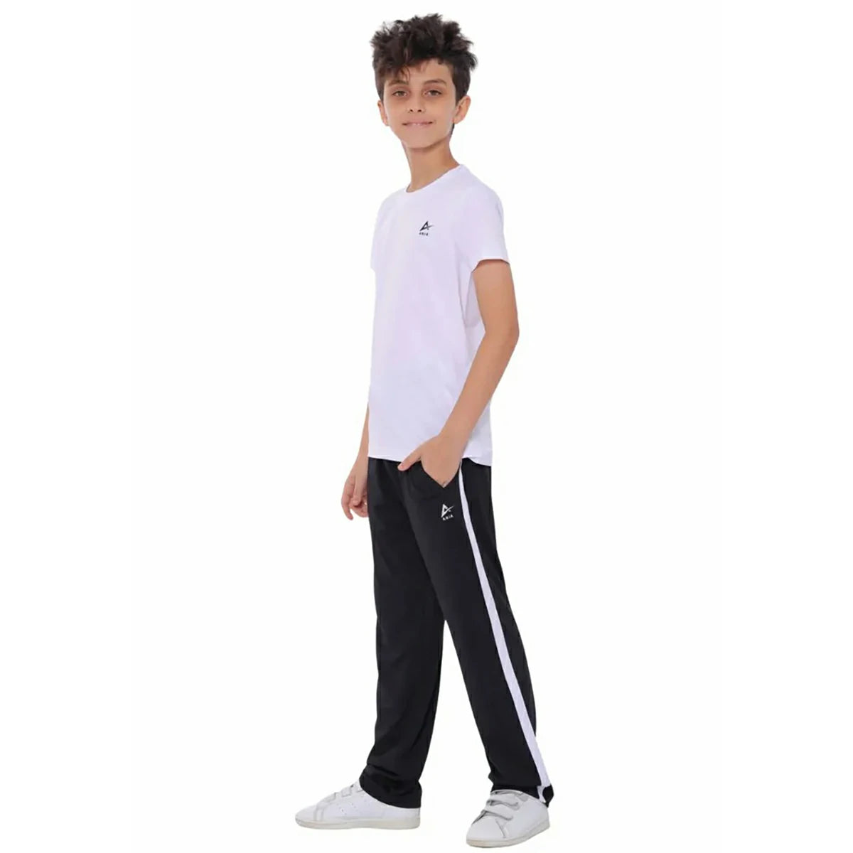 Anja - Black Sports Pants 0159-For boys