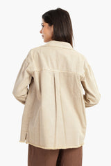 Carina -Denim Shirt with Chest Pockets