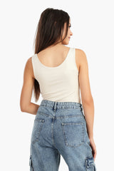 Carina - Padded Slim Fit Top