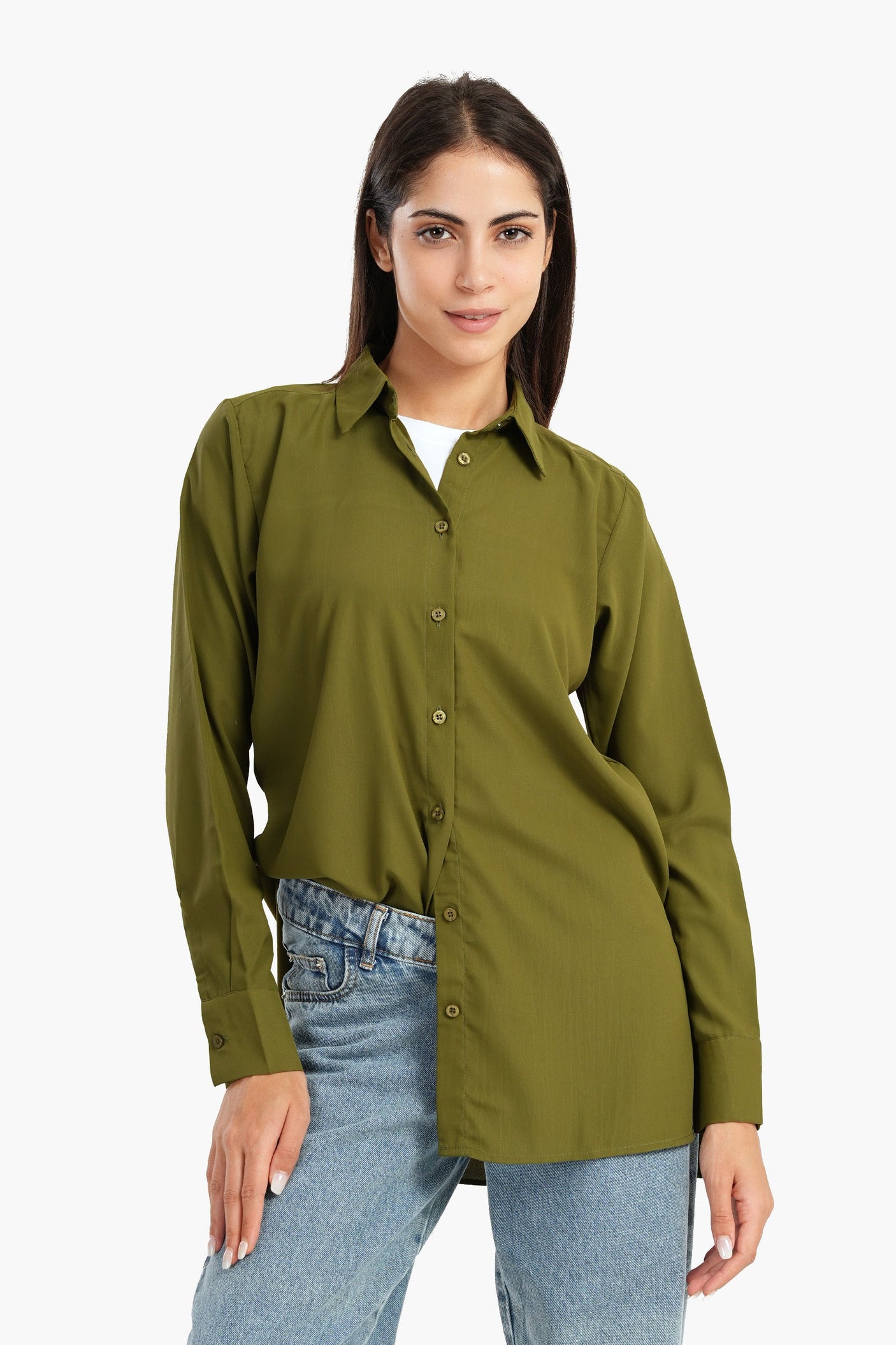 Carina -Hip Length Relaxed Fit Shirt