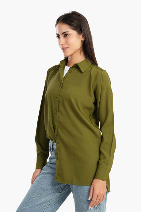 Carina -Hip Length Relaxed Fit Shirt