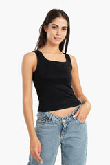Carina - Microfiber Square Neck Top
