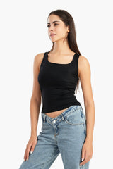 Carina - Microfiber Square Neck Top