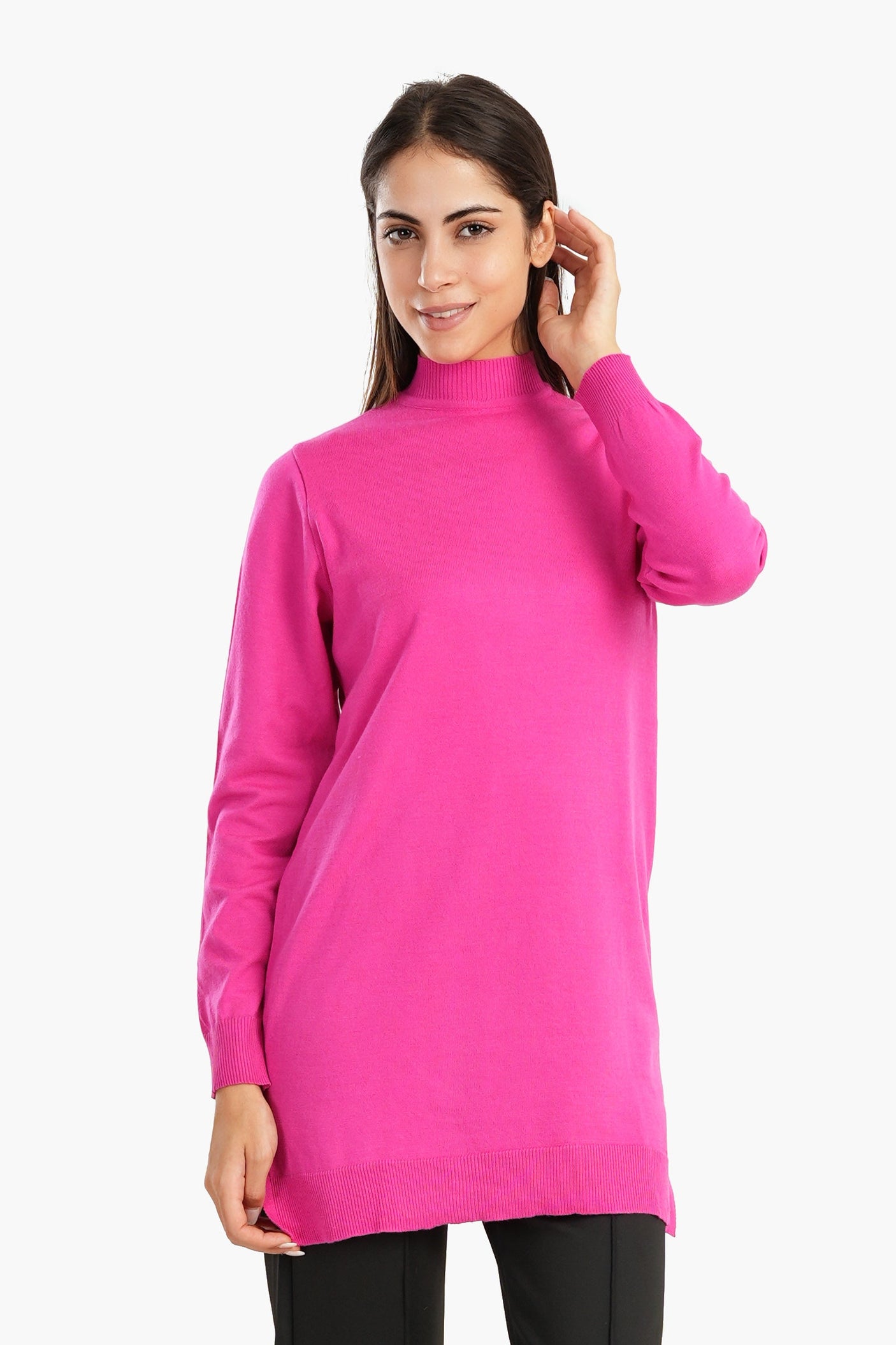 Carina -Pullover with High Neck